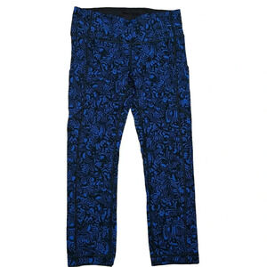 Lululemon Speed Crop Woman's Size 4 Seawheeze Leggings